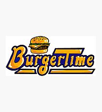 BurgerTime Arcade Logo Photographic Print