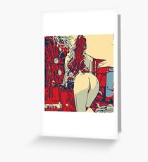Sexy girl Greeting Card