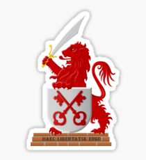 Coat of Arms of Leiden, Netherlands Sticker