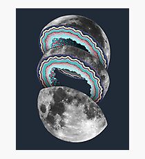 Geode Moon Photographic Print