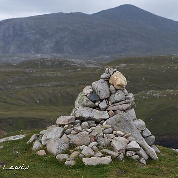 Artwork thumbnail, Cairn on the Isle of Lewis by hereandback