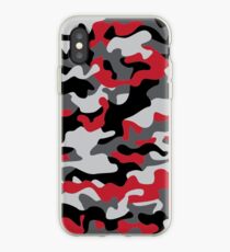 Red Tiger Camo iPhone Case