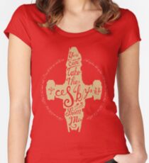Free Skies (gold) Women's Fitted Scoop T-Shirt