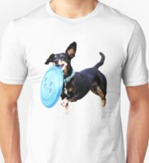 Camiseta ajustada Ultimate Frisbee Dog