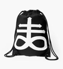Crux Satanus aka Leviathan Cross Drawstring Bag