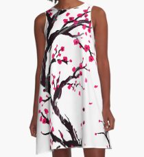 Cherry Blossom A-Line Dress