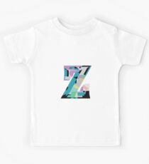 Lowercase pastel abstract check-z Kids Tee