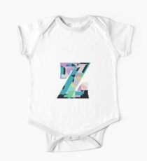 Lowercase pastel abstract check-z One Piece - Short Sleeve