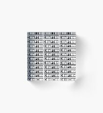COMPTON Acrylic Block