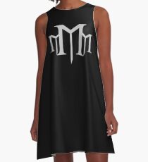 M3 Tactical Medium Gray & Black A-Line Dress