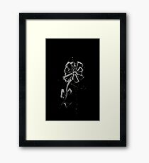 Brush and Ink - 0167 - Fleur Framed Print