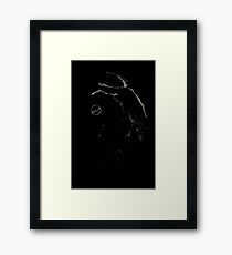 Brush and Ink - 0166 - Nap Time Framed Print