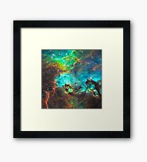 Green Nebula Framed Print