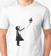 Ethereum Balloon Girl - Banksy Loves Bitcoin Series (the ORIGINAL design) Unisex T-Shirt