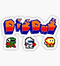Dig Dug Sticker