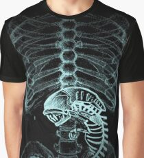 X-ray Alien Graphic T-Shirt