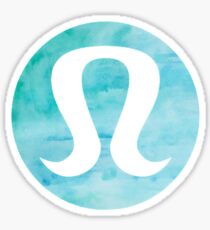 Pegatina Aqua Acuarela Lululemon