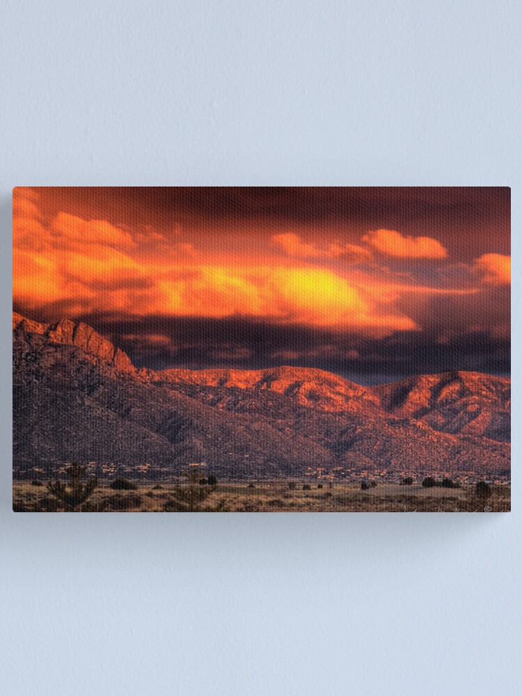Alternate view of Desert Fire Canvas Print