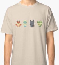Tiny Dragons "How To Train Your Dragon" Classic T-Shirt