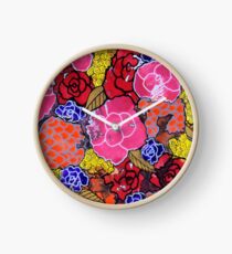 "Nala's Flowers" by RomantzArt Clock