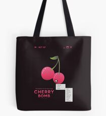 cherry bomb: select Tote Bag