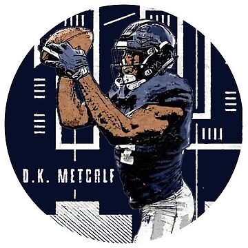 Dk Metcalf Number 14 metcalf receive the ball Sticker for Sale by  HelenaHalvorson