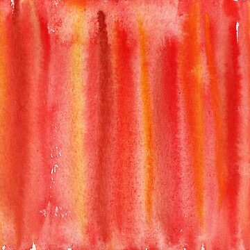 Artwork thumbnail, Orange watercolor pattern - orange color gradient by patterncrow