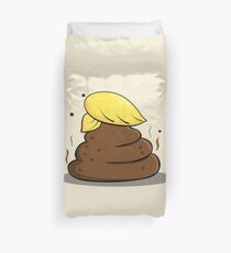 Donald Trump Poop Cartoon Duvet Cover