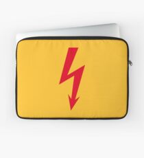 Flash / Blitz / Éclair / Rayo / Fulmine (Red) Laptop Sleeve