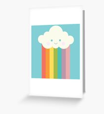 Proud rainbow cloud Greeting Card