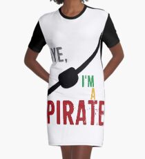 Ich bin ein Pirat T-Shirt Kleid