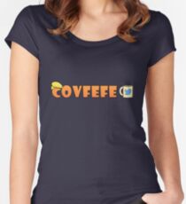 Covfefe Coffee Trump Tweets Women's Fitted Scoop T-Shirt