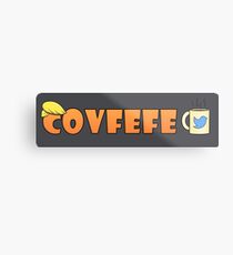 Covfefe Coffee Trump Tweets Metal Print