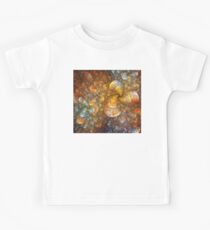 Red Shimmer Petals Kids Tee