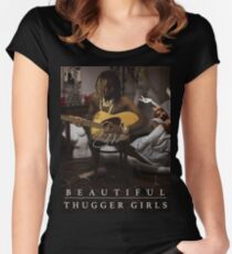 Young Thug | Easy Breezy Beautiful Thugger Girls (EBBTG) Women's Fitted Scoop T-Shirt