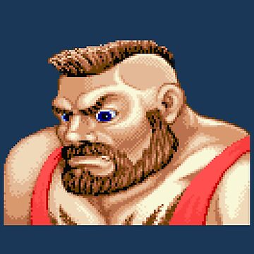 Zangief (SF6) Defeated Face Sticker – Vinyl Labz