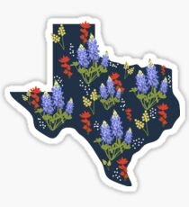 Der einsame Stern-Staat der Wildflowers Sticker