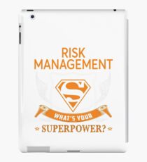 RISK MANAGEMENT iPad Case/Skin
