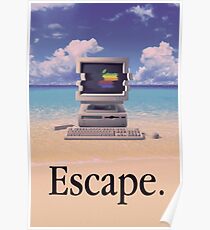Vaporwave Macintosh Poster