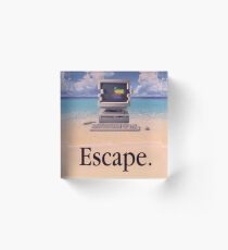 Vaporwave Macintosh Acrylic Block