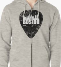 Boston Guitar Pick Zipped Hoodie