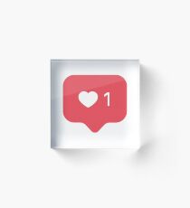 Instagram Like Acrylblock