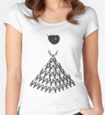 Lobster Dominance Hierarchy - Light Women's Fitted Scoop T-Shirt
