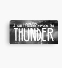 Thunder - Imagine Dragons lyrics Canvas Print