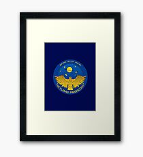 Terraforming project patch mission Framed Print