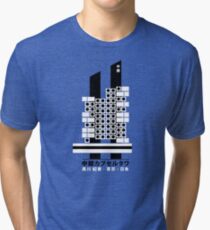 Capsule Tower Nagakin Kurokawa Architecture Tshirt Tri-blend T-Shirt