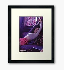 sza floral pose Framed Print