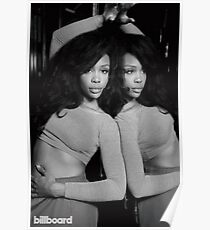 sza Reflexion b & w Poster
