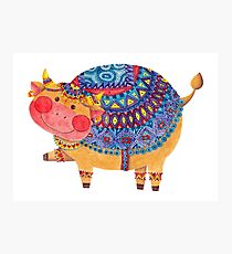The Smile Cow Photographic Print
