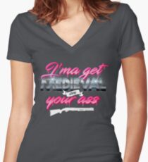Medieval Women's Fitted V-Neck T-Shirt